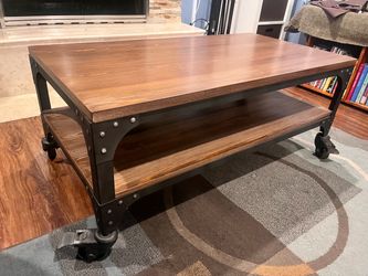 Coffee table (industrial style)