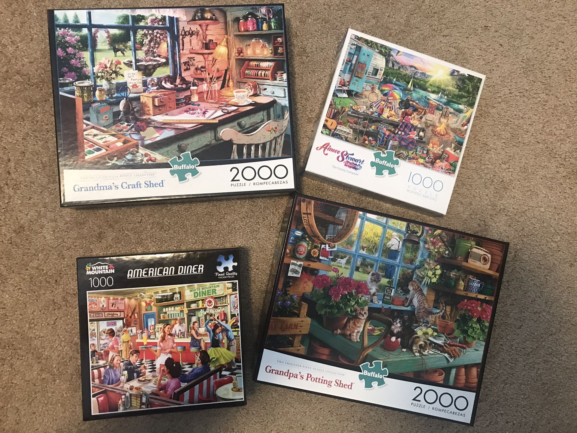 Like New! 10 Puzzles! 