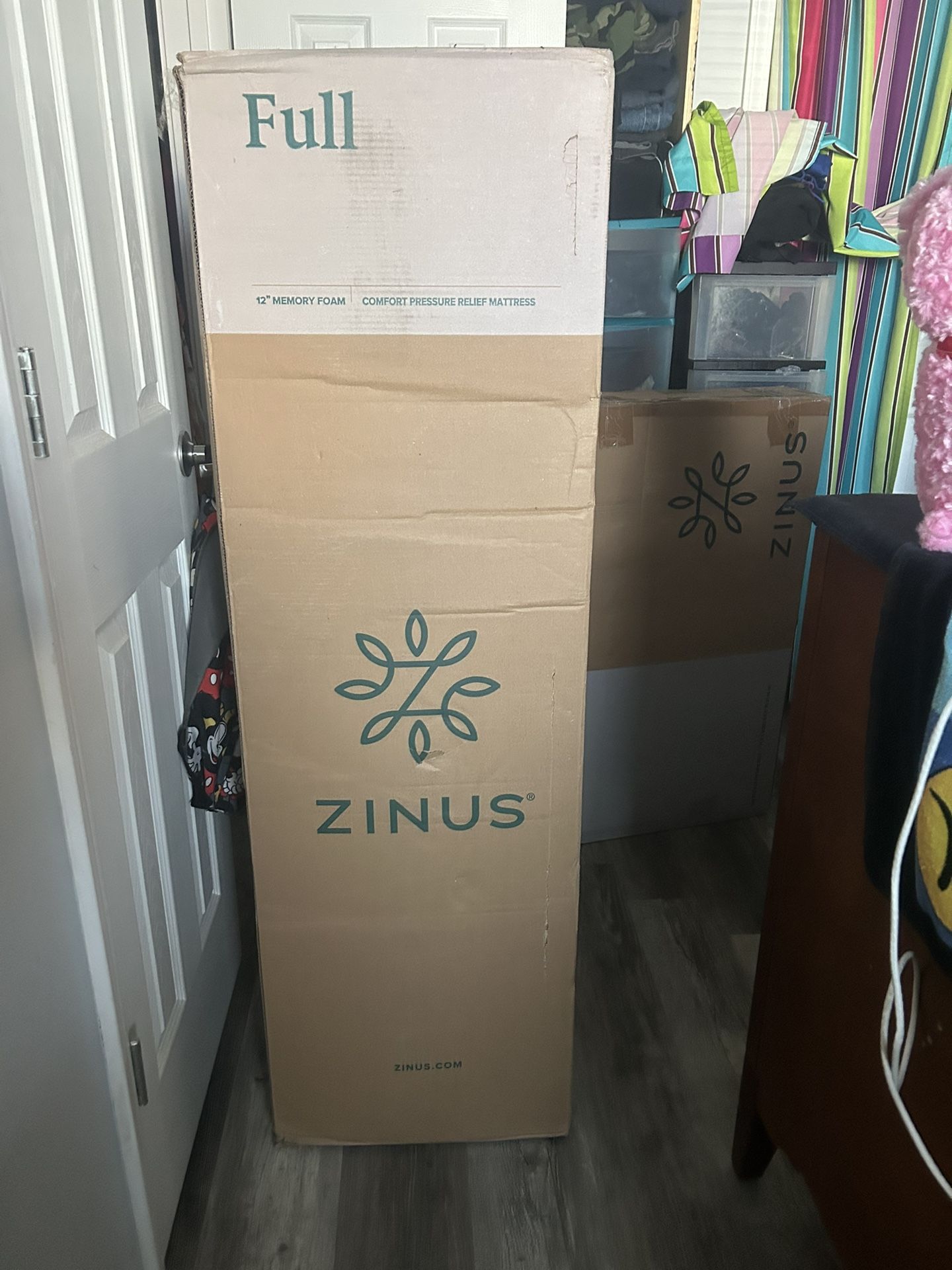 Twin And Mattress And Metal Platform Bed Fram