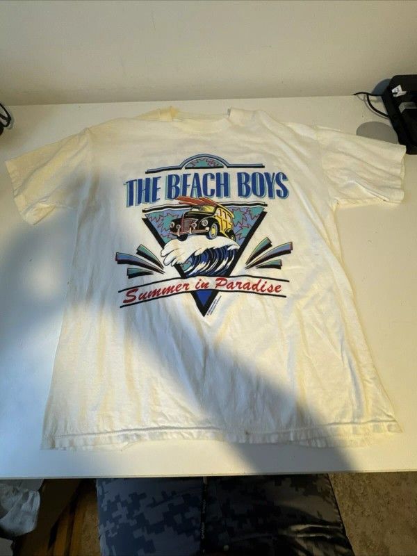 The Beach Boys Summer In Paradise World Tour T Shirt L Surf Rock