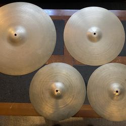 See Price List.  Very Rare Thin 60’s Zildjian  Jazz Cymbal Set