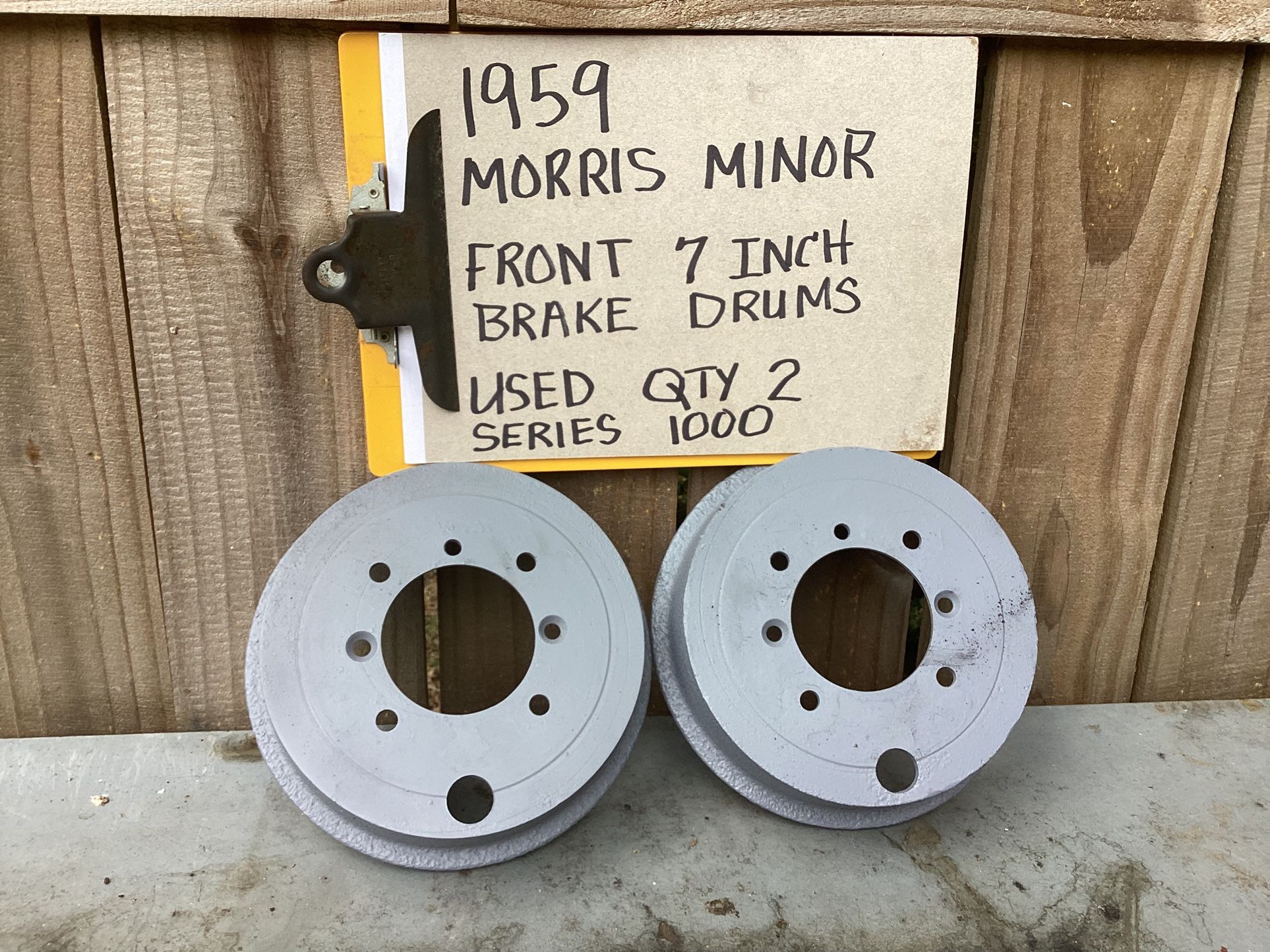 Morris Minor vintage car parts for sale.