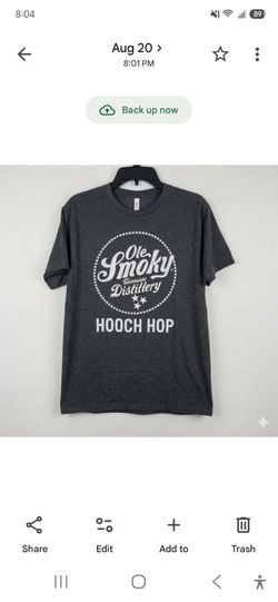 Ole Smoky Tennessee Distillery Hooch Hop Graphic T-Shirt Charcoal Gray 2XL
