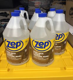 NEW ZEP 1 Gallon Wood Deck and Fence Pressure Washer Cleaner Wash