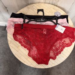 Just be laced panty set of 3 size XL