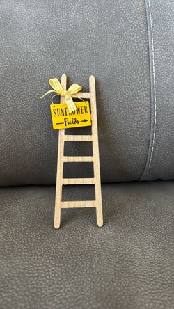 Sunflower Fields Mini Ladder Tier Tray Decoration