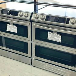 Brand New LG & Samsung Electric Gas Stoves $499 And Up For Sale near you!
