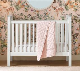 Pottery Barn Kendall White Wood Baby Crib