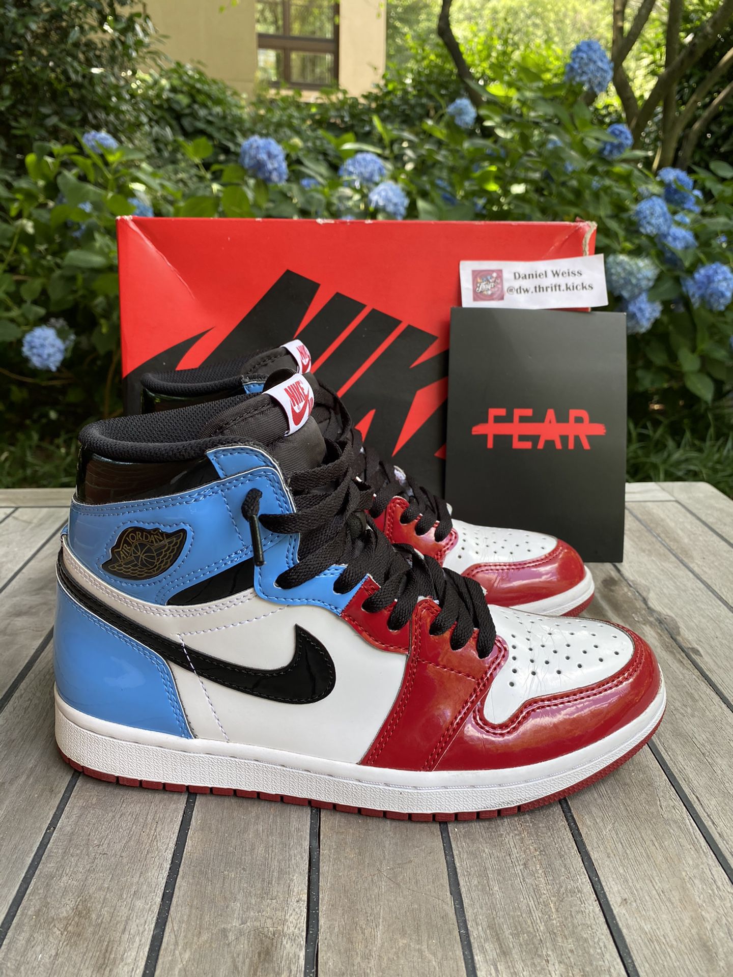 Nike Jordan 1 High Unc Chicago fearless size 8