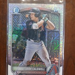 Baseball slade caldwell 1st bowman base card