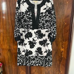 Michael Kors Black and White Dress size 6 new