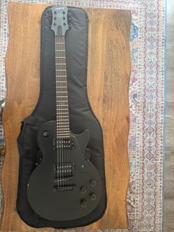 Used Epiphone Gothic Les Paul Studio Black Solid Body Electric Guitar