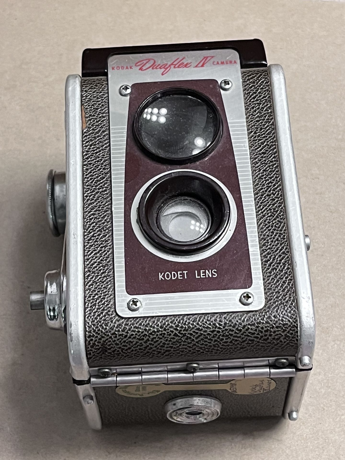 Vintage Collectible Made In The USA Duaflex Kodak Camera Kodet Lens.