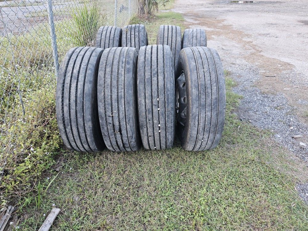 Tire End Rings 19.5 For Trailer OR Car Carrier 