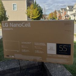  LG NanoCell 55NANO75. It is a 55-inch 4K UHD Smart NanoCell LED TV.
