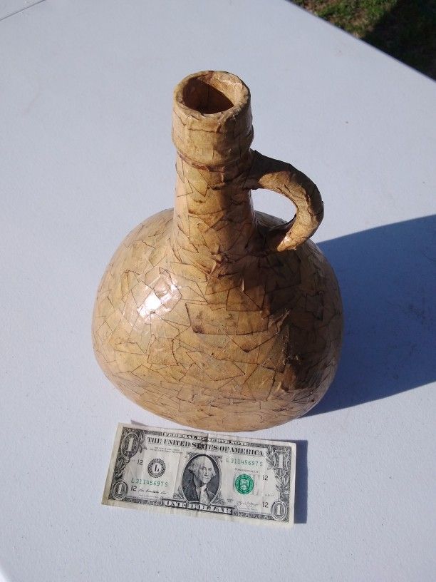 Vintage Decopodge Bottle