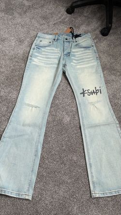 Purple Jeans Flared