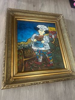 The Baker on canvas