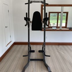 Hoist Fitness Heavy Duty Pull Up Dip Leg Raise Push up Station for