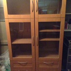 China/ Bookcase Cabinet Set