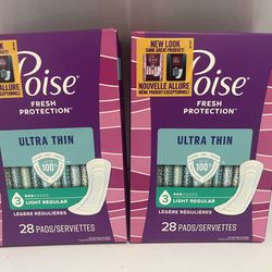 Poise Pads 2 for $7