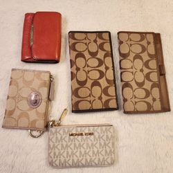 Michael Kors And Coach Long Wallet 