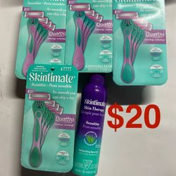 Skintimate Quattro Disposable Shave 🪒 Bundle