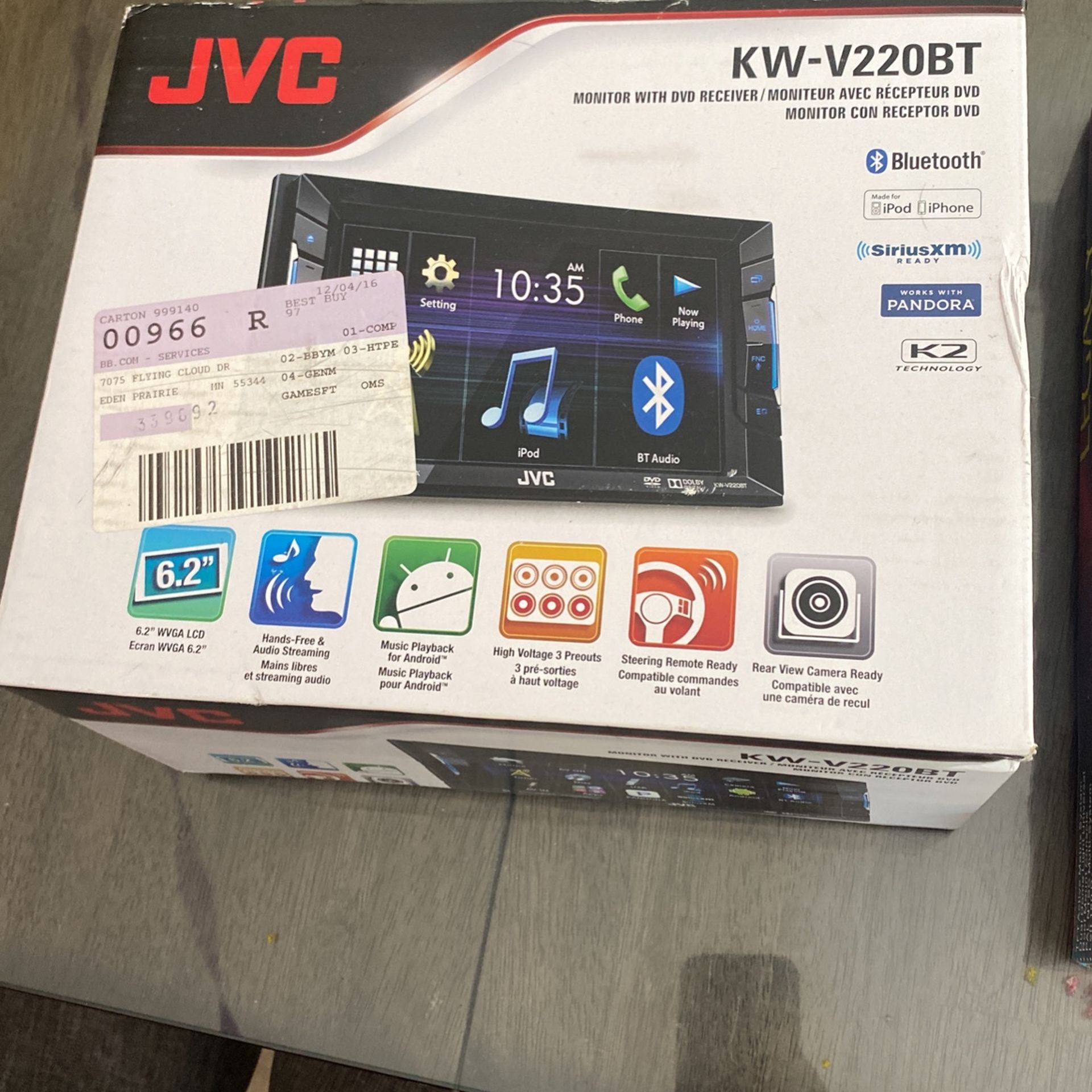 Double Din Dvd Player / Flip Down Monitor
