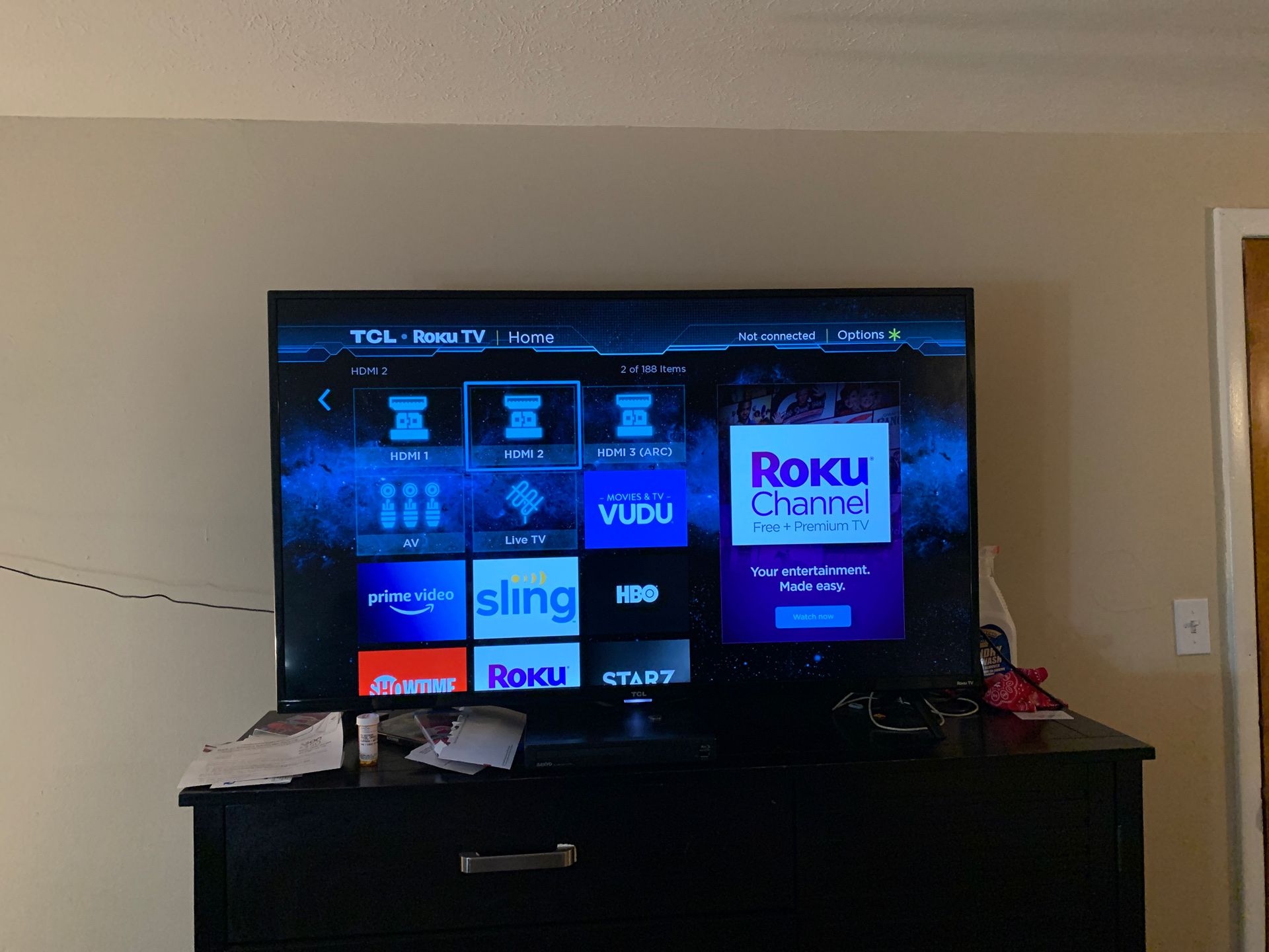 TCL 50 inch smart tv