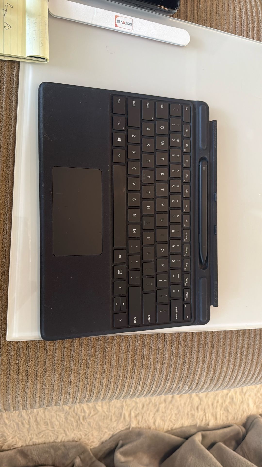 Keyboard Surface Pro (7+/7/6/5/4/3) Keyboard With Trackpad And Pen Holder