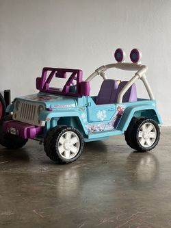 Frozen Hot Wheels jeep