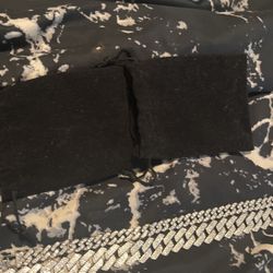 2 Chain Holders, Skinny Moissanite Chain, Bulky Moissanite,