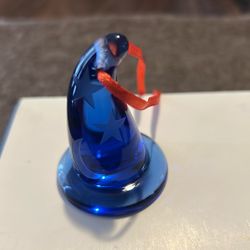 Walt Disney Arribas Crystal Paperweight Mickey Sorcerer Hat