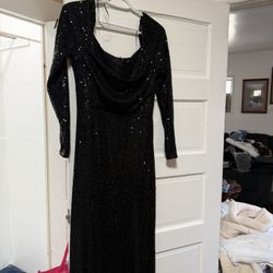 Long Sleeve Black Dress