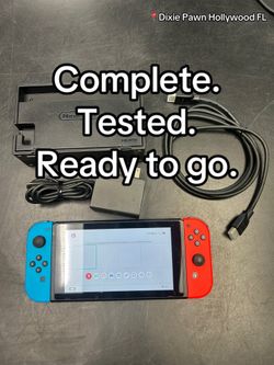 Nintendo Switch Console w/ TV Dock, Joy-Cons & Cables