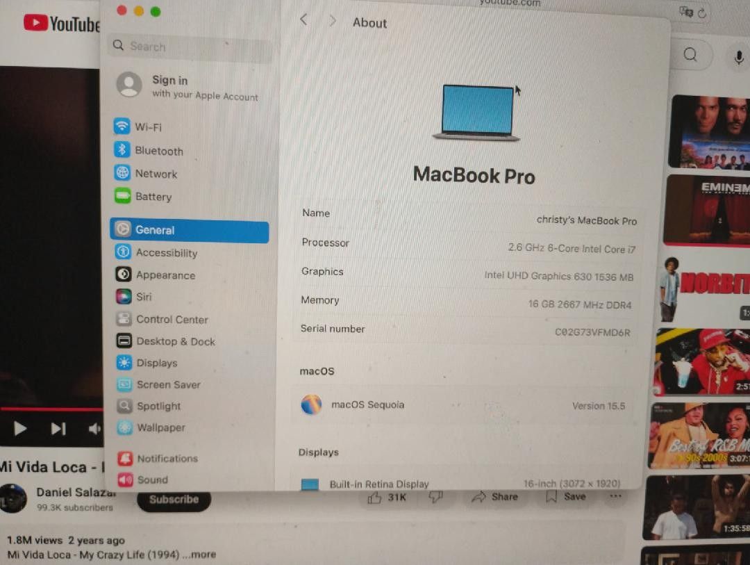 MacBook Pro 2019 16-inch 16gb