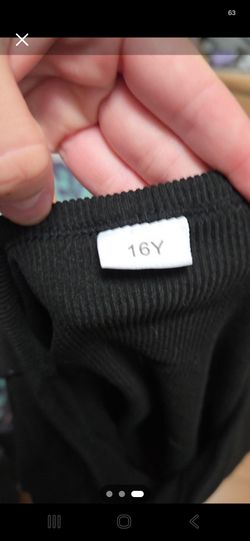 Long sleeve black shirt