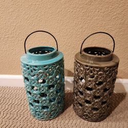Ceramic Decorative Lantern Large $15 each