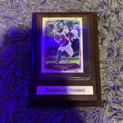 Topps Demaryius Thomas on plaque