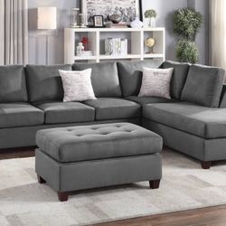 3 Pc Sectional&ottoman