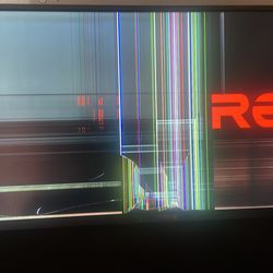 Broken monitor
