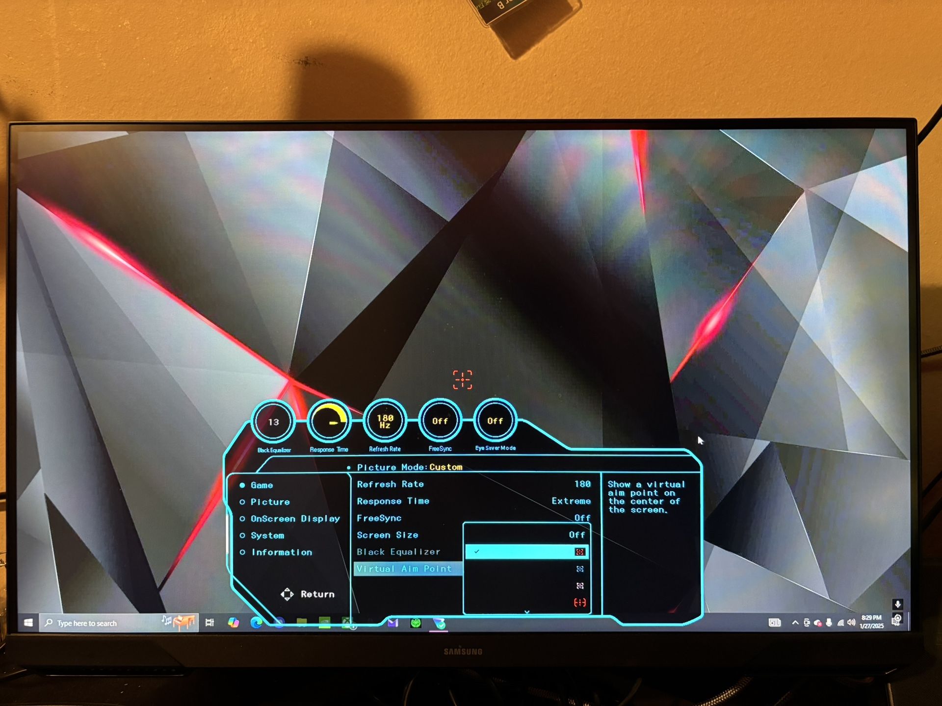 Samsung Odyssey G3 Gaming Monitor 180Hz