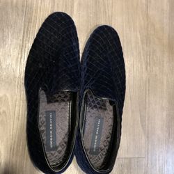 Gorigio Brutini Velvet Loafers Size 12