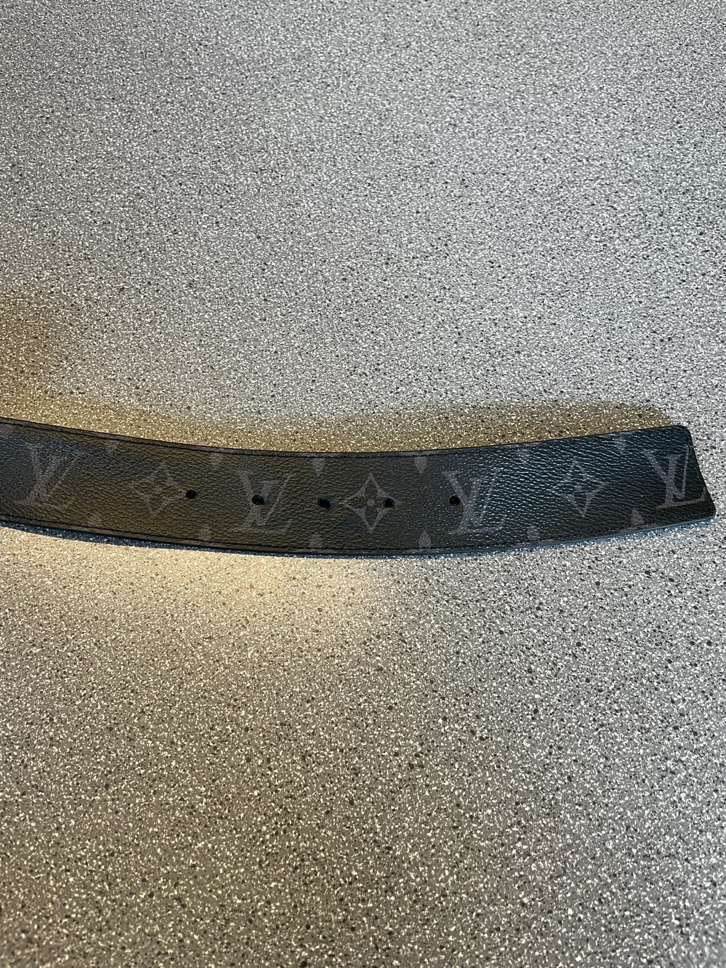 LV Initials 40 MM Matte Black Belt - Buy & Consign Authentic Pre-Owned  Luxury Goods