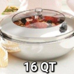 Cacerola De 16 Qt, Princess House, Vida Sana, Nueva. 