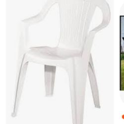 OUTDOOR PLASTIC CHAIRS 