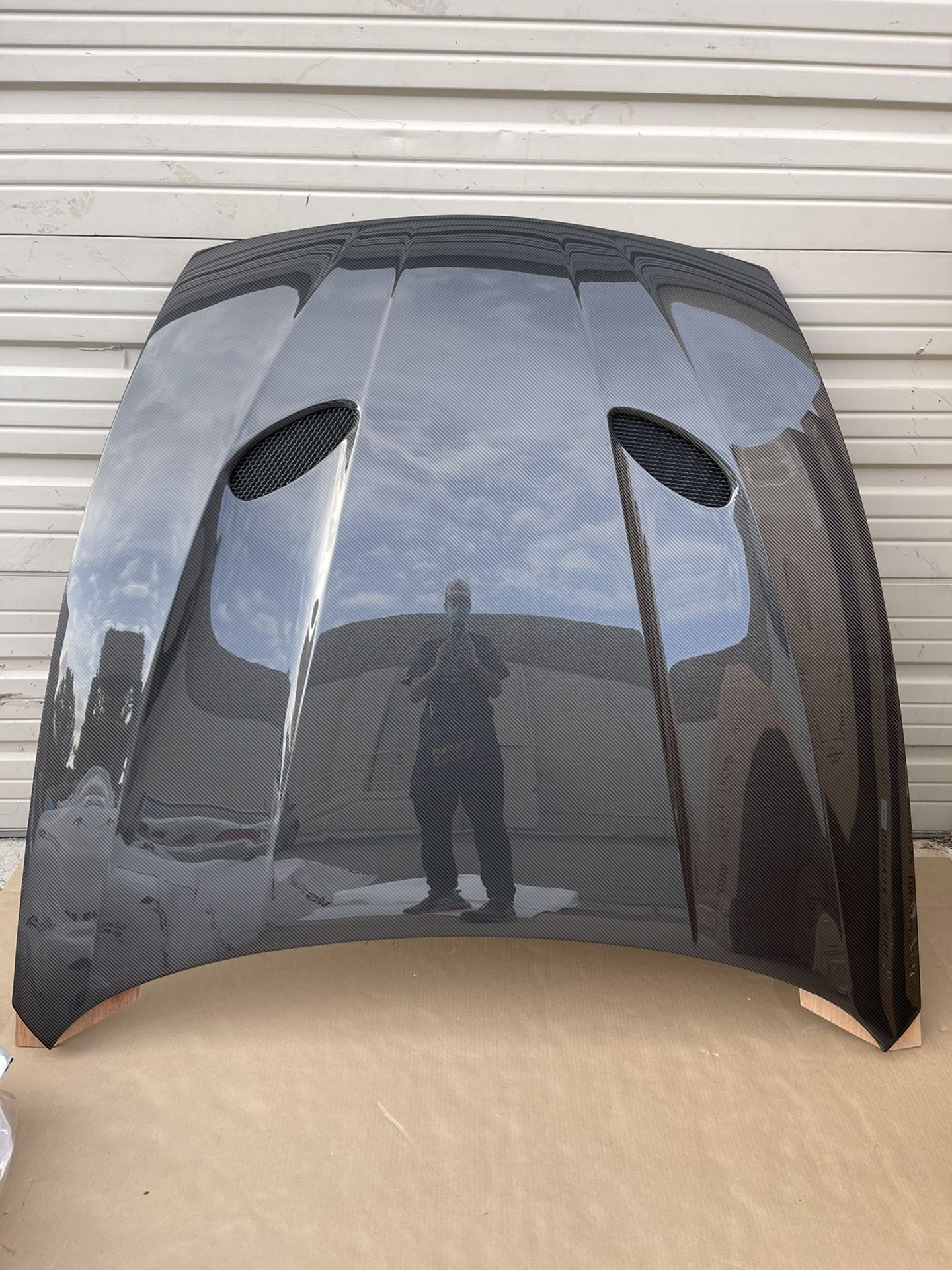 2009 - 2020 Nissan 370Z FVS Style Carbon Fiber Vented Hood