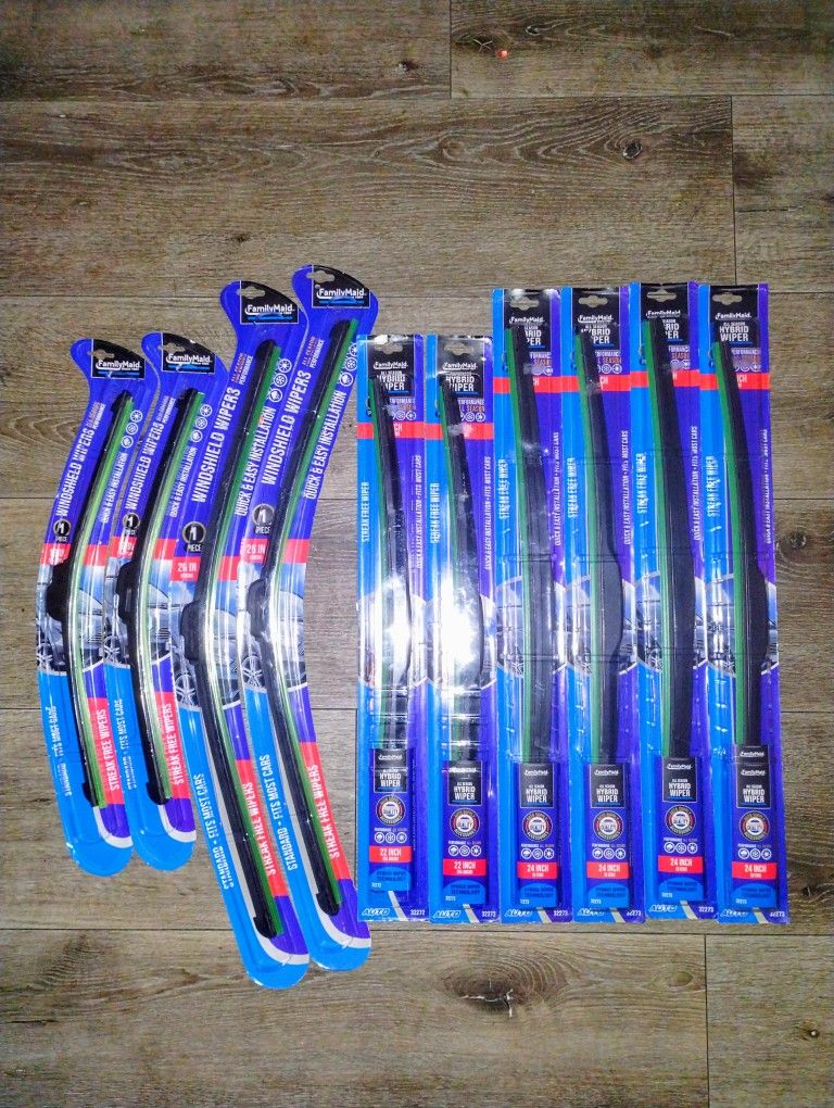 NEW hybrid all season windshield wiper 16" 18" 22" 24" 26" / nuevo limpiaparabrisas