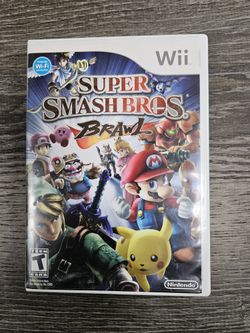 Wii Smash Bros Brawl Game For Sale 