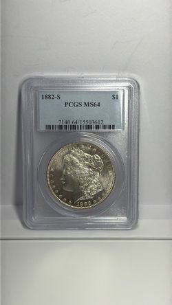 1882-S Morgan Silver Dollar PCGS MS64